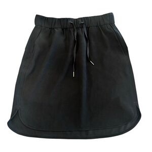 lululemon athletica Black Drawstring Athletic Skirt
